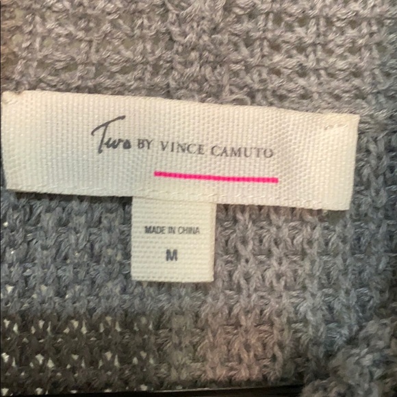Vince Camuto cowl neck grey sweater - Picture 5 of 7